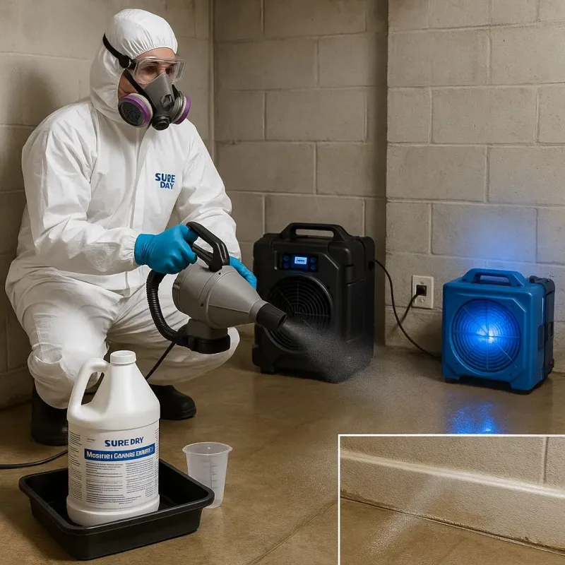 Sanitization and Odor Removal process in Silver Lake, WI
