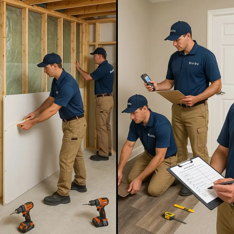 Repairs and Reconstruction process in Silver Lake, WI